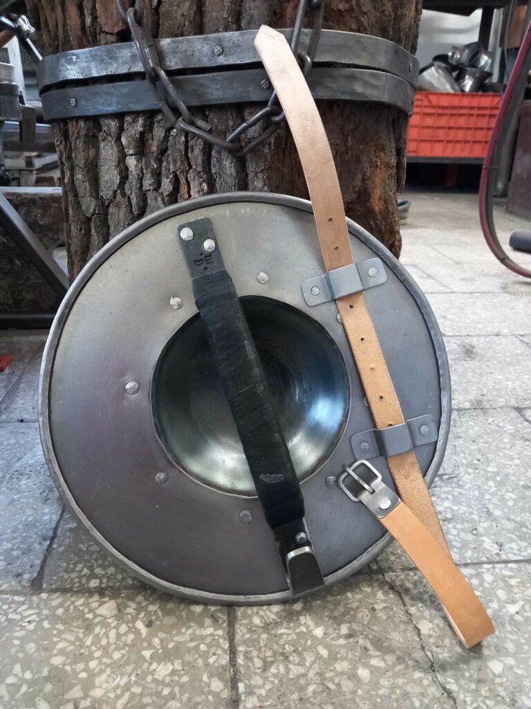 Steel buckler