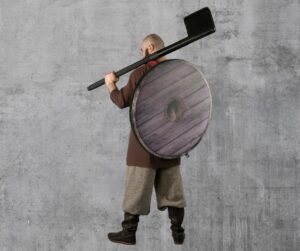 LARP round soft shield