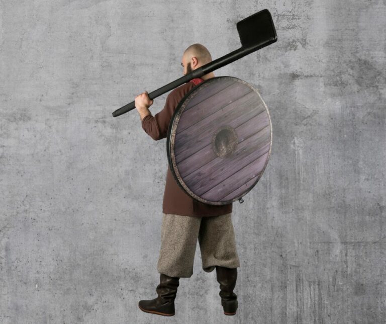 LARP round soft shield