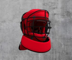 Soft training helmet with neck protection