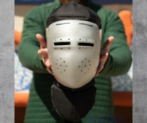 Knight visor soft helmet