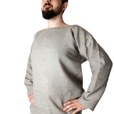 Simple linen shirt Type 1