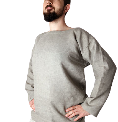Simple linen shirt Type 1