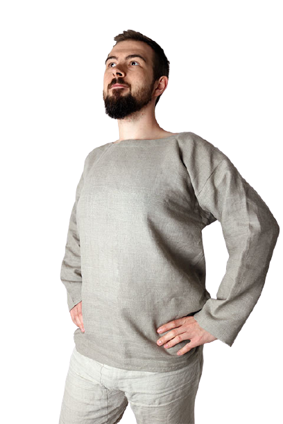 Simple linen shirt Type 1